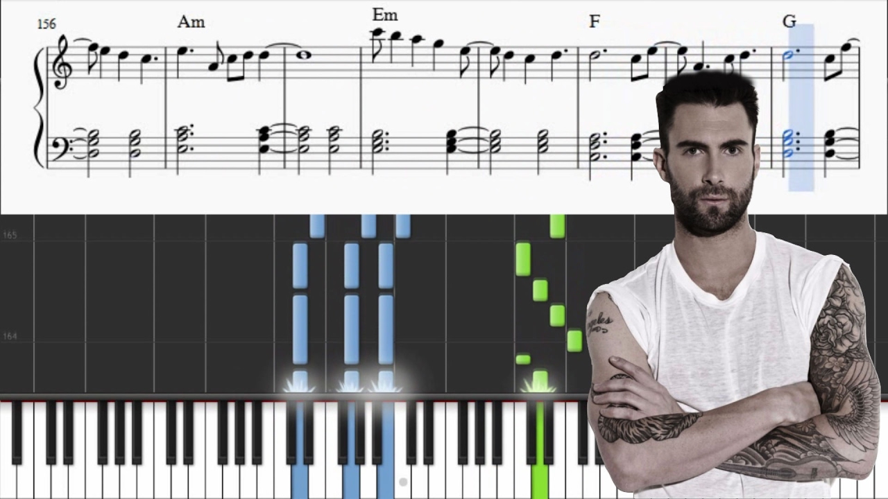 Maroon 5 - Cold - Piano Tutorial + SHEETS