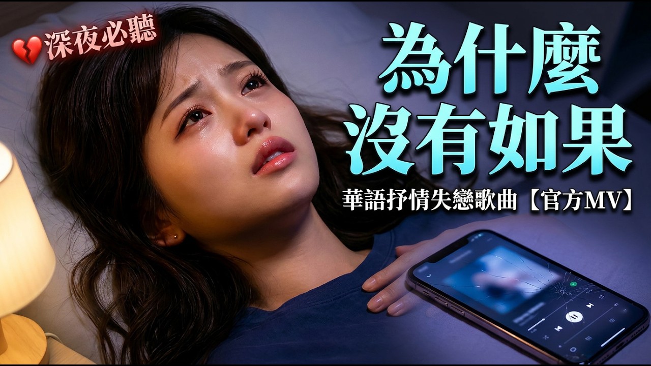 【為什麼沒有如果】｜明明說「先各自生活看看」卻再也沒回去過｜那句沒說出口的還好嗎｜失戀深夜循環情歌｜華語抒情失戀歌曲【官方MV】