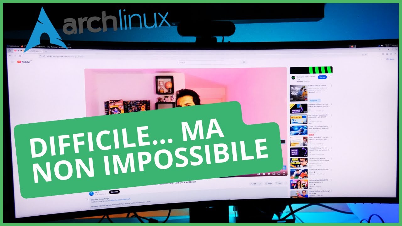 ARCH LINUX: INSTALLAZIONE PASSO PASSO - AFK VLOG