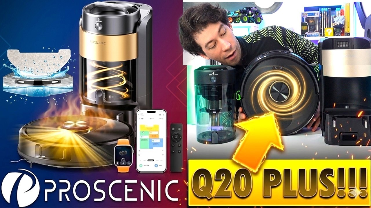 Proscenic Q20 Plus: Il Re dei Low Cost? 10.000Pa, Mappatura, Svuotamento Senza Sacco e Telecomando