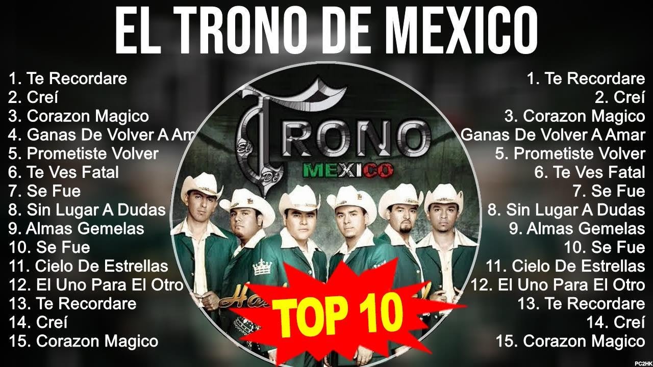 El Trono de Mexico 2023 MIX ~ Top 10 Best Songs ~ Greatest Hits ~ Full Album