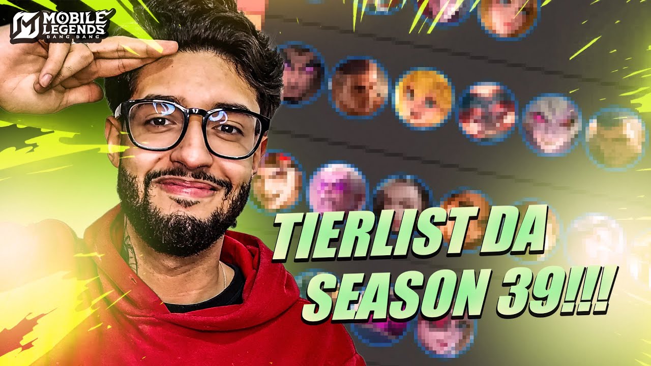 TIERLIST dos MELHORES HERÓIS da Season 39 | Mobile Legends