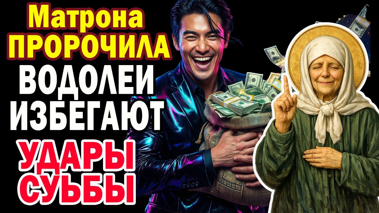 ВОДОЛЕЙ НЕ УПАДИ ОТ ШОКА! МАТРОНА ПРОРОЧИЛА ТЕБЕ ДЕНЬГИ УДАЧУ И НЕ ЗНАТЬ ГОРЯ!