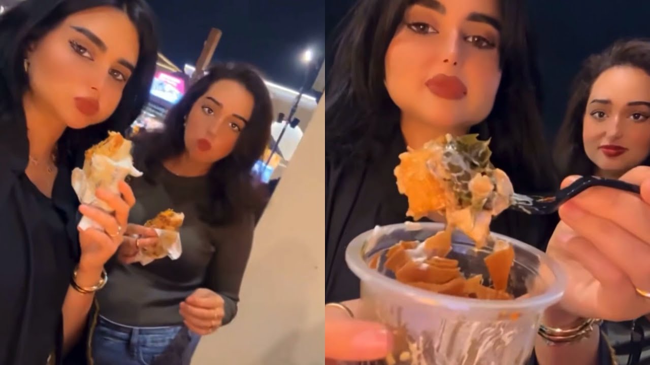 فقره تجربه الاكل في القرية العالميه اميره وميمي 🤣🔥 | عائلة ميرو