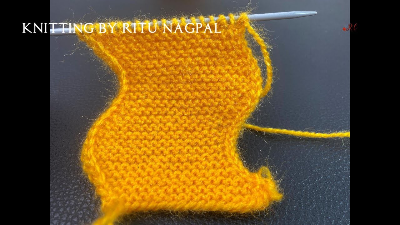 Knitting Wiggly Scarf Pattern | ritu nagpal easy tutorial on Wiggle & wavy neck style | मफलर बुनाई