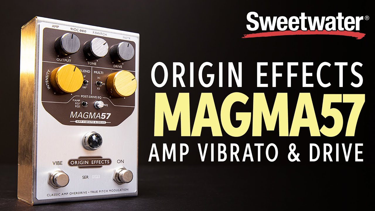 Origin Effects MAGMA57 Amp Vibrato & Drive Demo