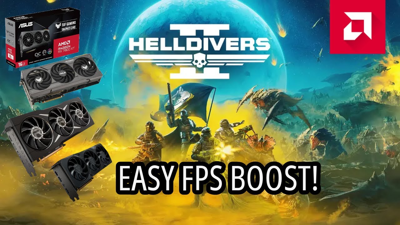 Helldivers 2 - How to use DX11 instead! | DX11 VS DX12 | RX 7800XT