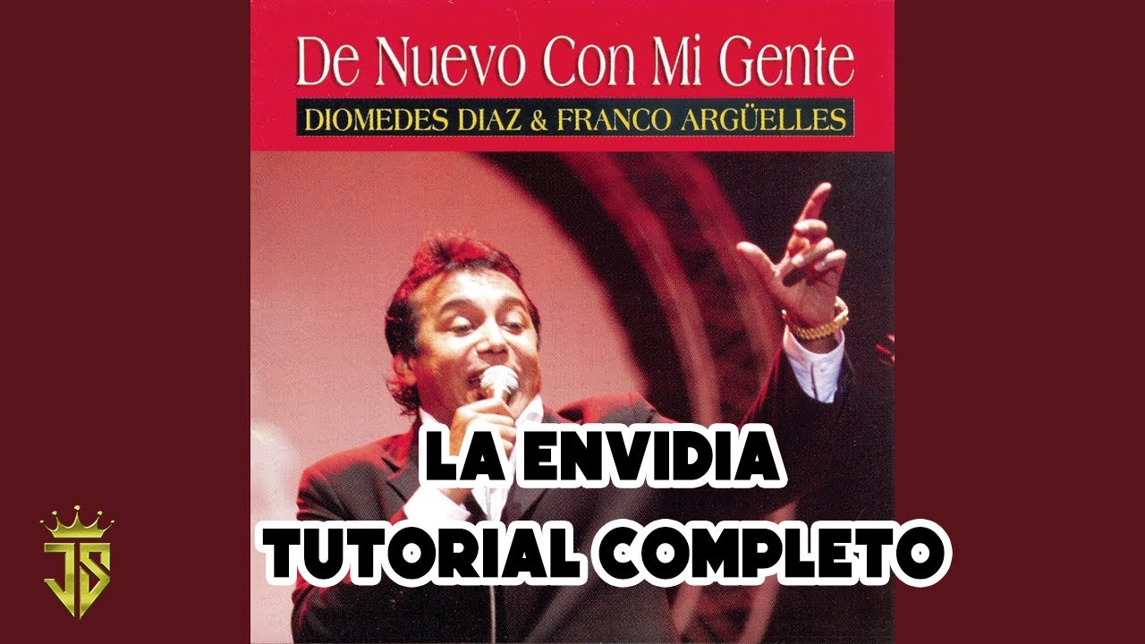 La envidia - Diomedes Diaz - TUTORIAL EN ACORDEON