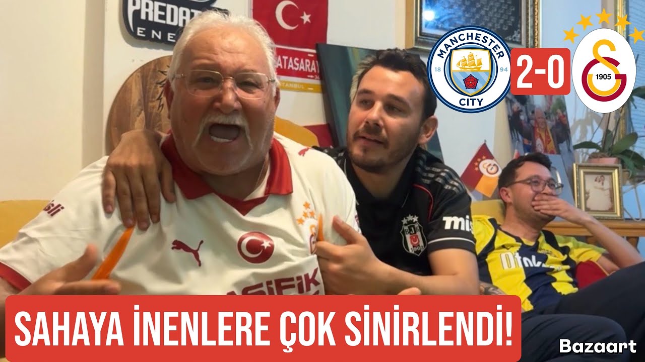 MÜMTAZREİS ÇOK SİNİRLENDİ! MANC CİTY 2-0  GALATASARAY #galatasaray 