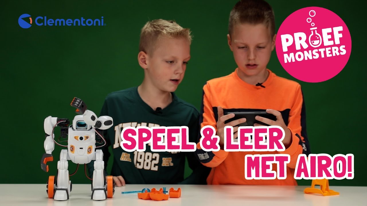 Proefmonsters Testen de Clementoni AiRo Robot: Slim Spelen en Leren voor Kinderen