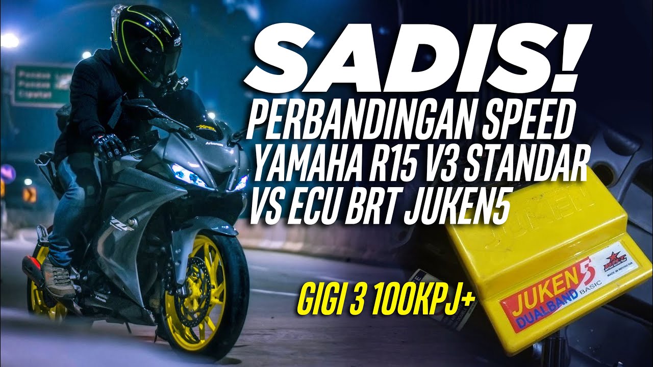 DSV#114 SI SEKAR YAMAHA R15 V3 GW AKHIRNYA PAKE ECU BRT JUKEN 5