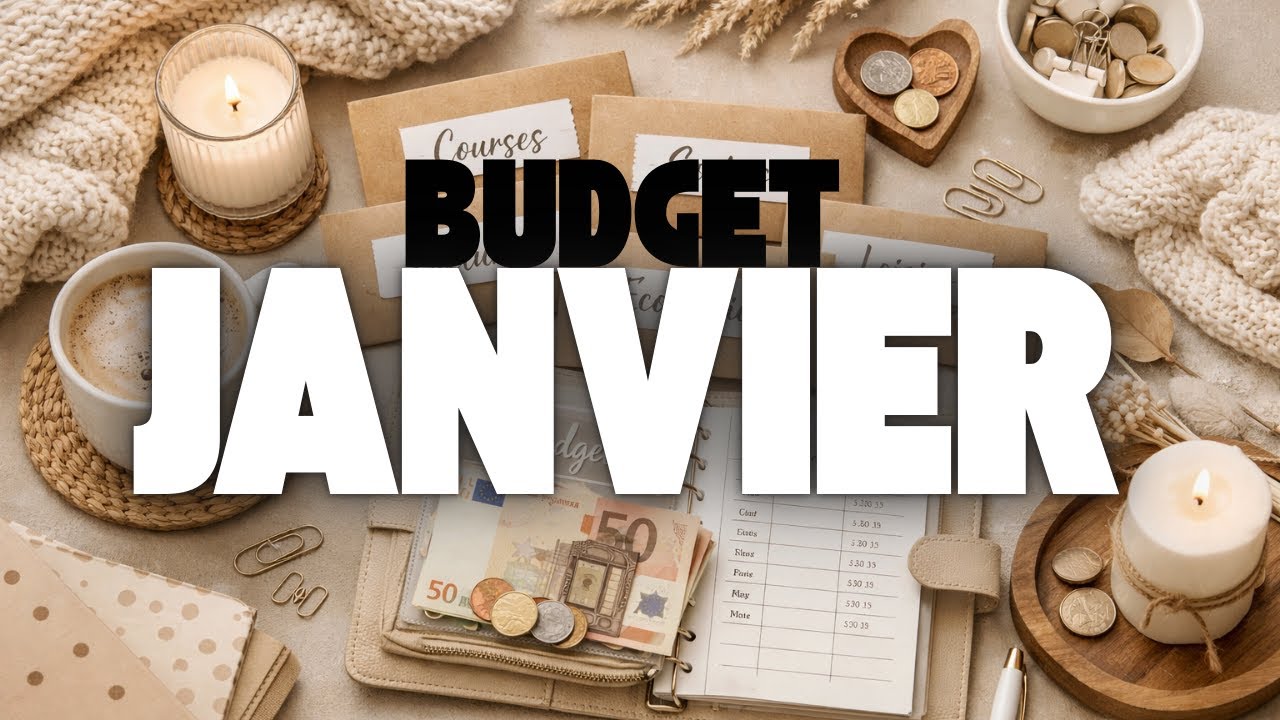 Budget prévisionnel de Janvier 🧋| Méthode des enveloppes 🟤