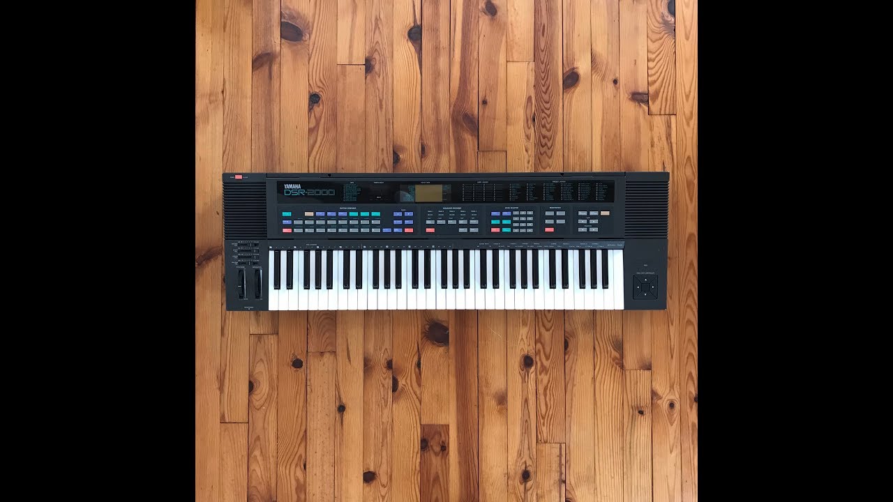 YAMAHA DSR-2000 ♥ Vintage Synth from 1987 ♥ DEMO ♥ Factory Patches