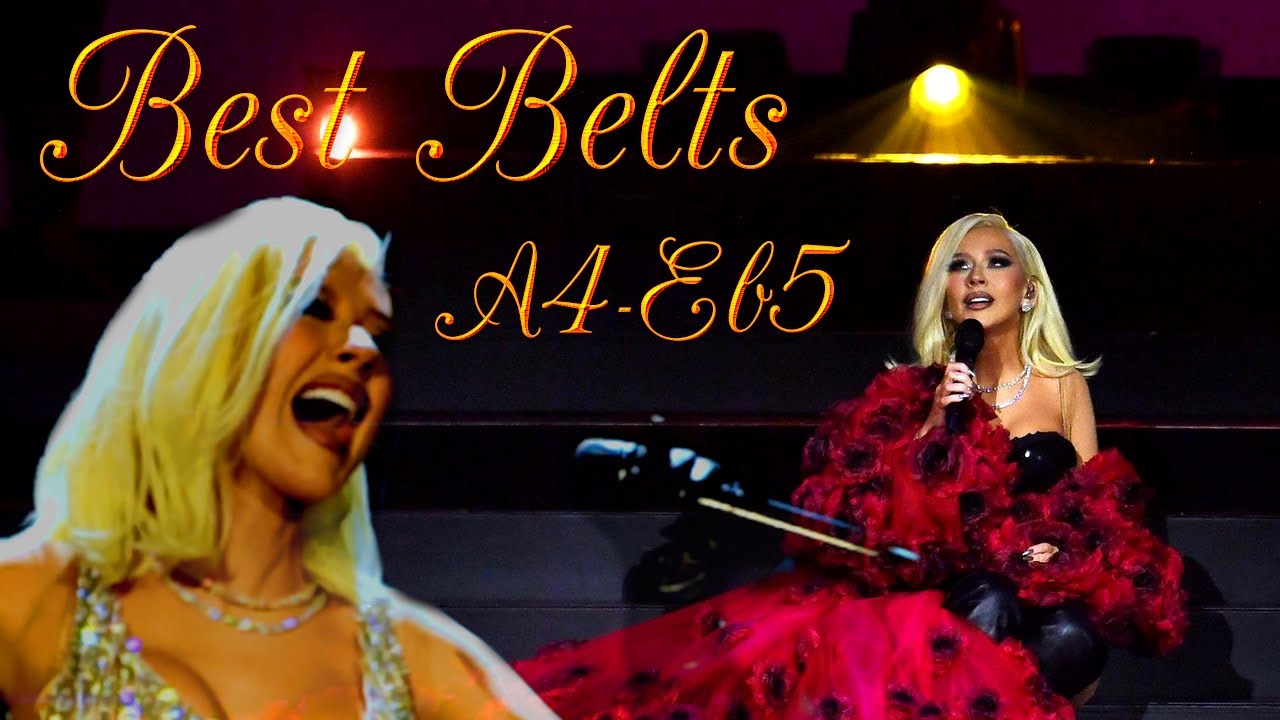 Christina Aguilera's Best Belts of 2024 (A4-Eb5)