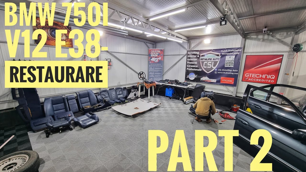 Restaurare BMW 750i v12 E38  -part 2 #BMW #750i #Restaurare