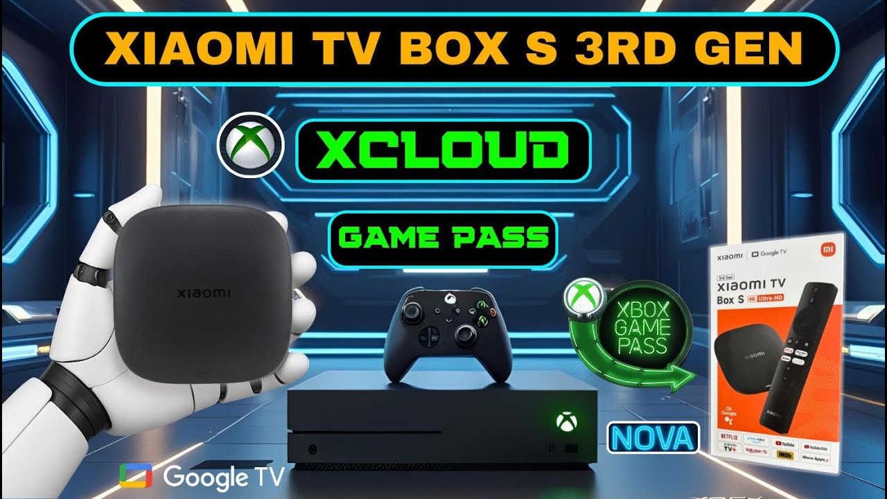 Game Pass na TV Box Xiaomi S 3ª Geração! xCloud Funciona Bem? Amlogic s905x5m!