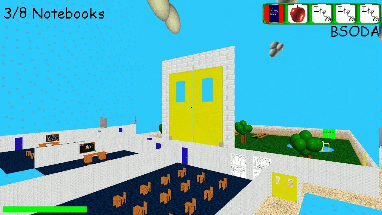 Прохождение Baldi's basics full game public demo