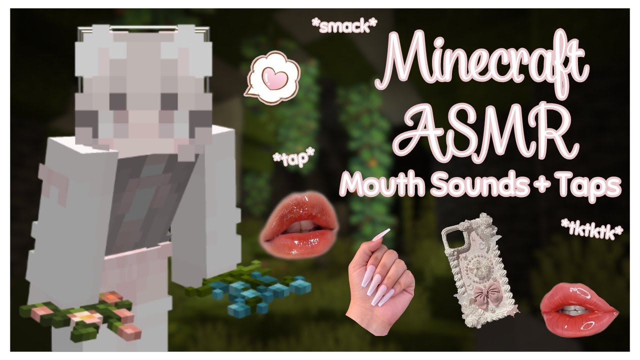 ꒰ 𝑚𝑖𝑛𝑒𝑐𝑟𝑎𝑓𝑡 𝑎𝑠𝑚𝑟 🌸꒱ getting started!﹒♡﹒mouth sounds & tapping 👄﹕‧₊˚𓂃