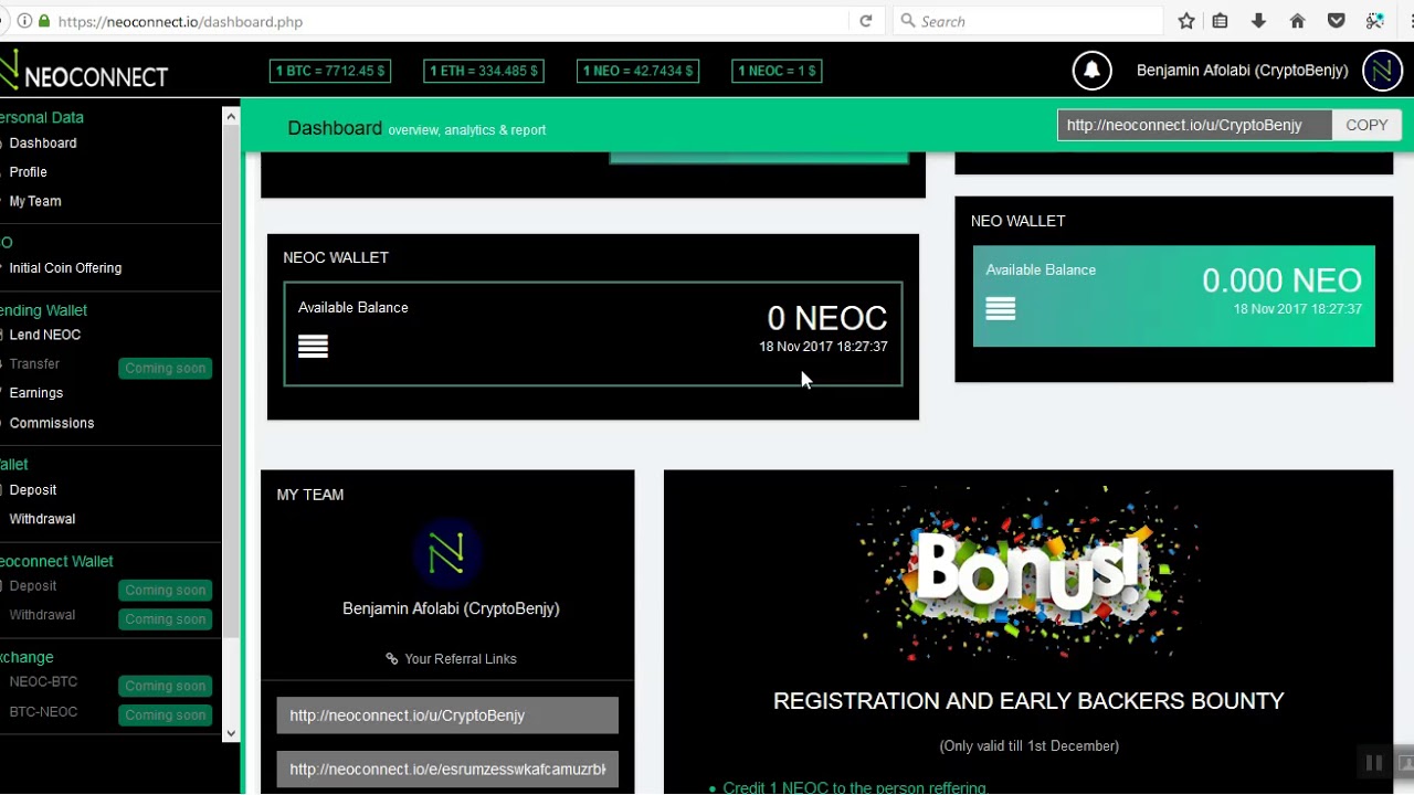 Brand New ICO - NEOCONNECT!!! ...EthConnect 2.0????????