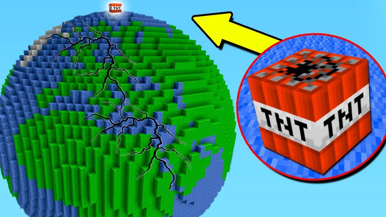 TNT VS. PLANETA TERRA (MINECRAFT)
