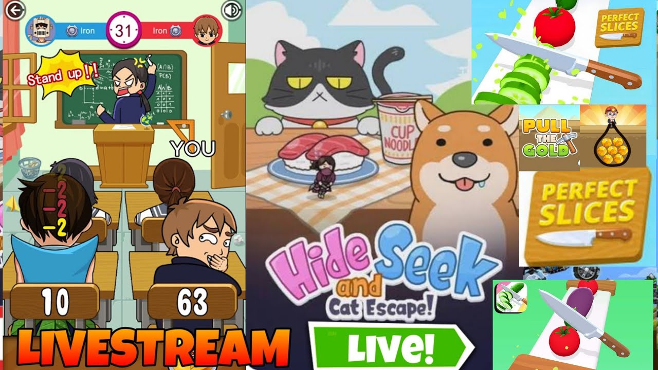 [Perfect Slices] [Classroom slap fight][Hide and Seek]