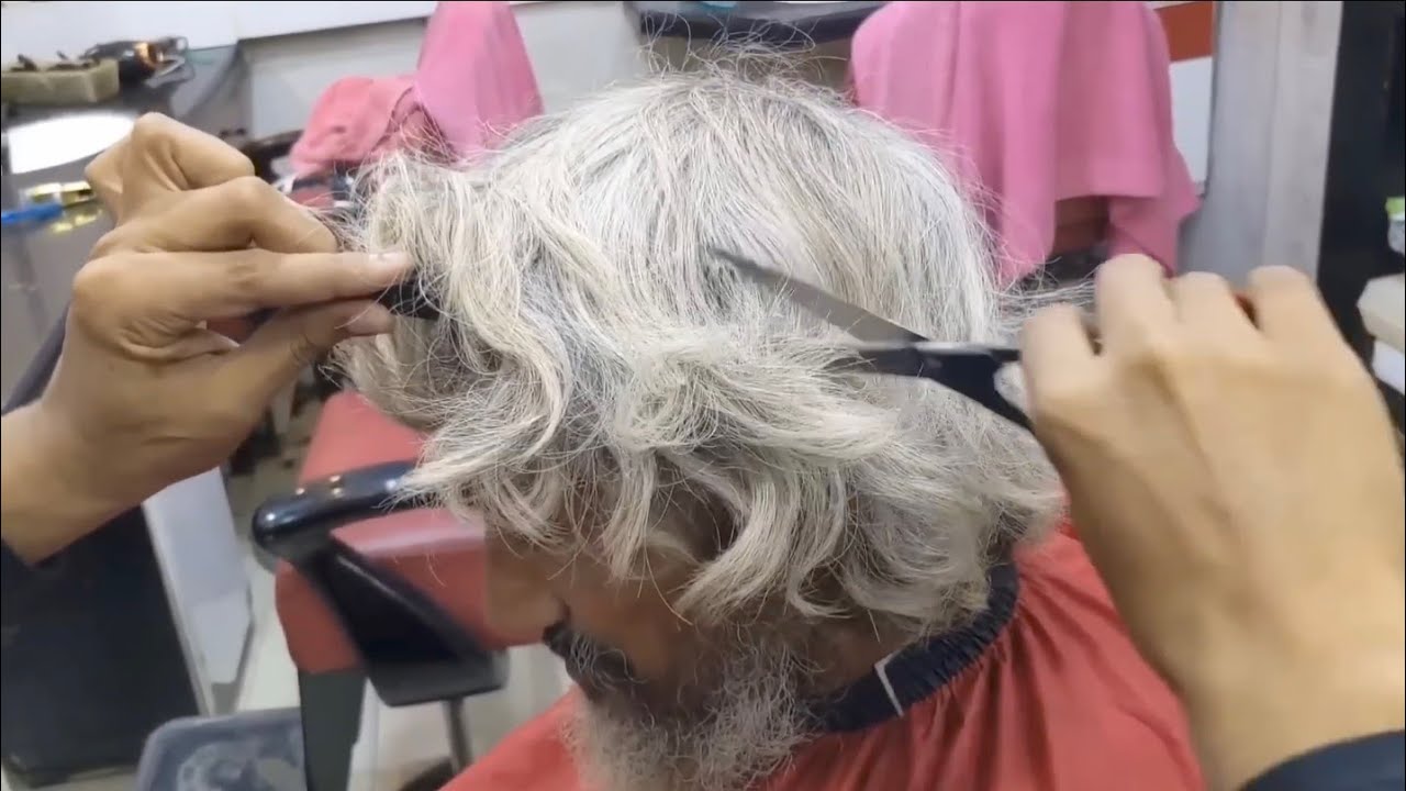 67 Year Old Man Unbelievable Haircut Transformation 