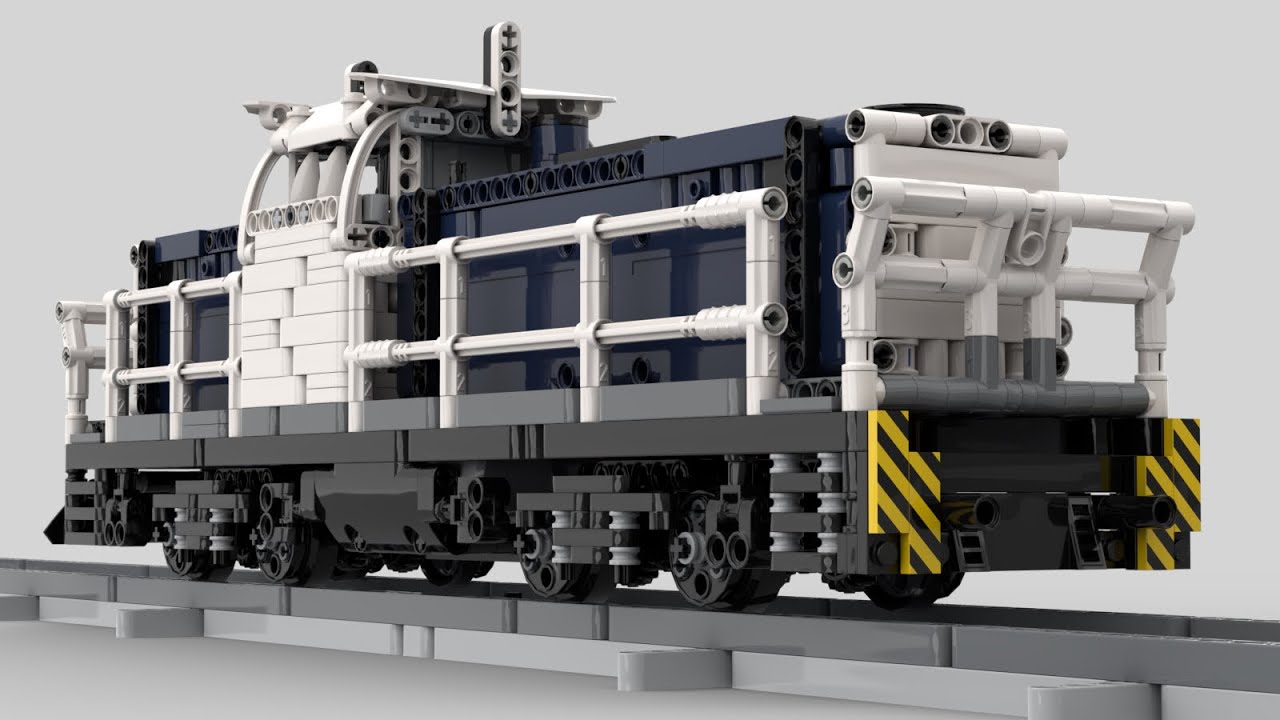 Improved Cargo Loc V2. Lego Technic Trains