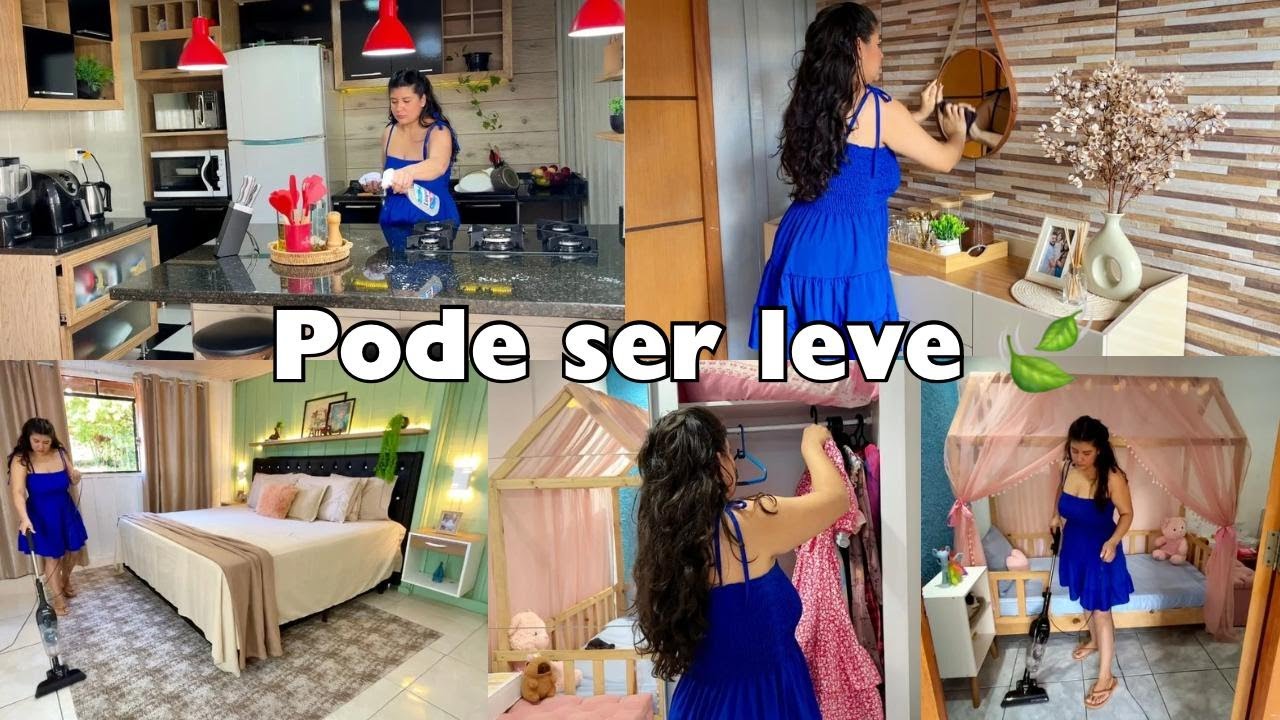 Cuidar da casa também pode ser leve! Rotina do dia