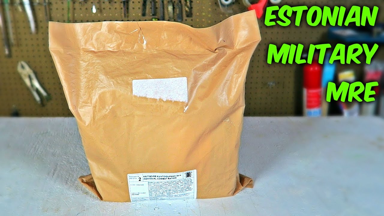 Testing Estonian Military MRE (24Hr Combat Food Ration)