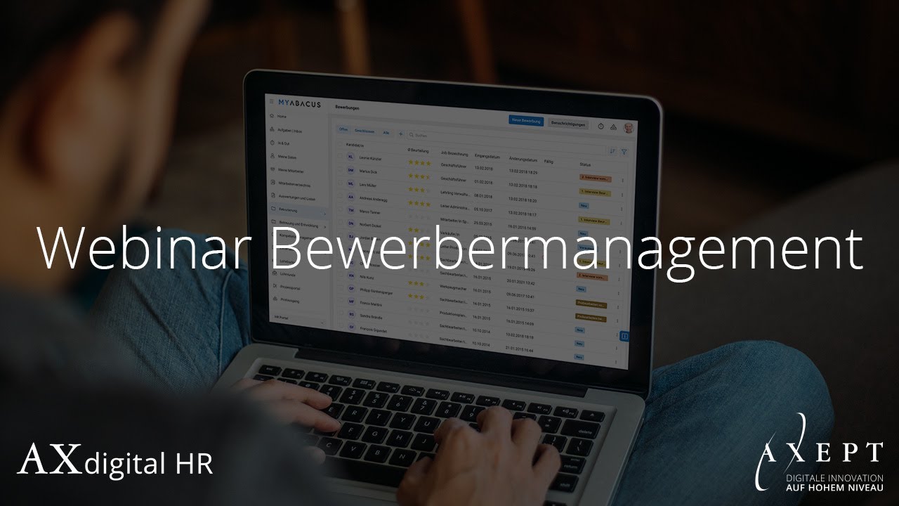 Webinar Bewerbermanagement