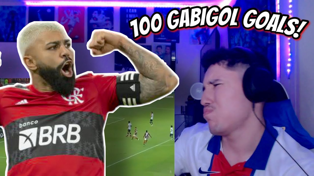 REACTING TO Gabigol 100 GOALS for Flamengo