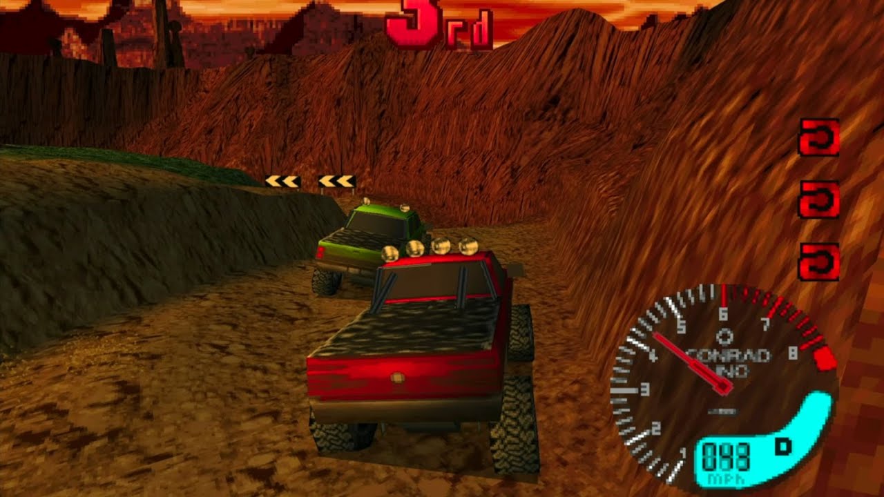 Hardcore 4x4 (PS1) gameplay