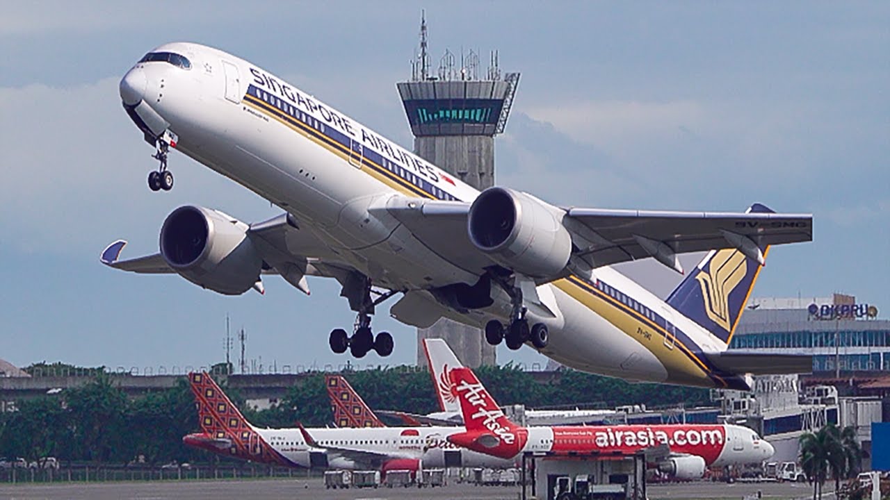 🇮🇩1 HOUR  - Soekarno Hatta Plane Spotting HIGHLIGHTS✈️