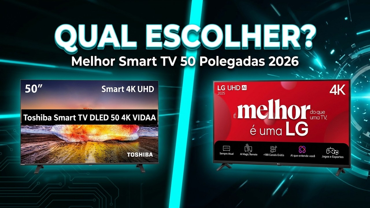 Top 5 Melhores Smart TV 50 Polegadas em 2026: Qual a MELHOR para você?