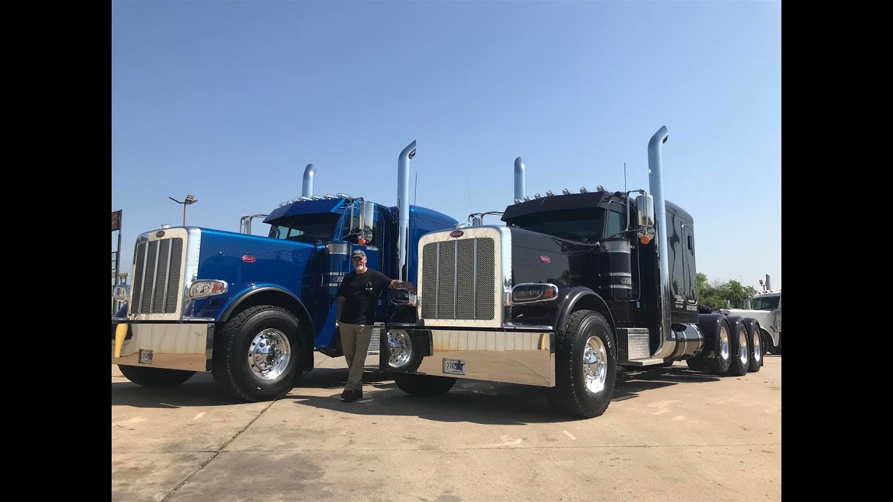 Джим Сидарс, 2 новых 4-осных большегрузных грузовика Peterbilt 389 2020 года выпуска