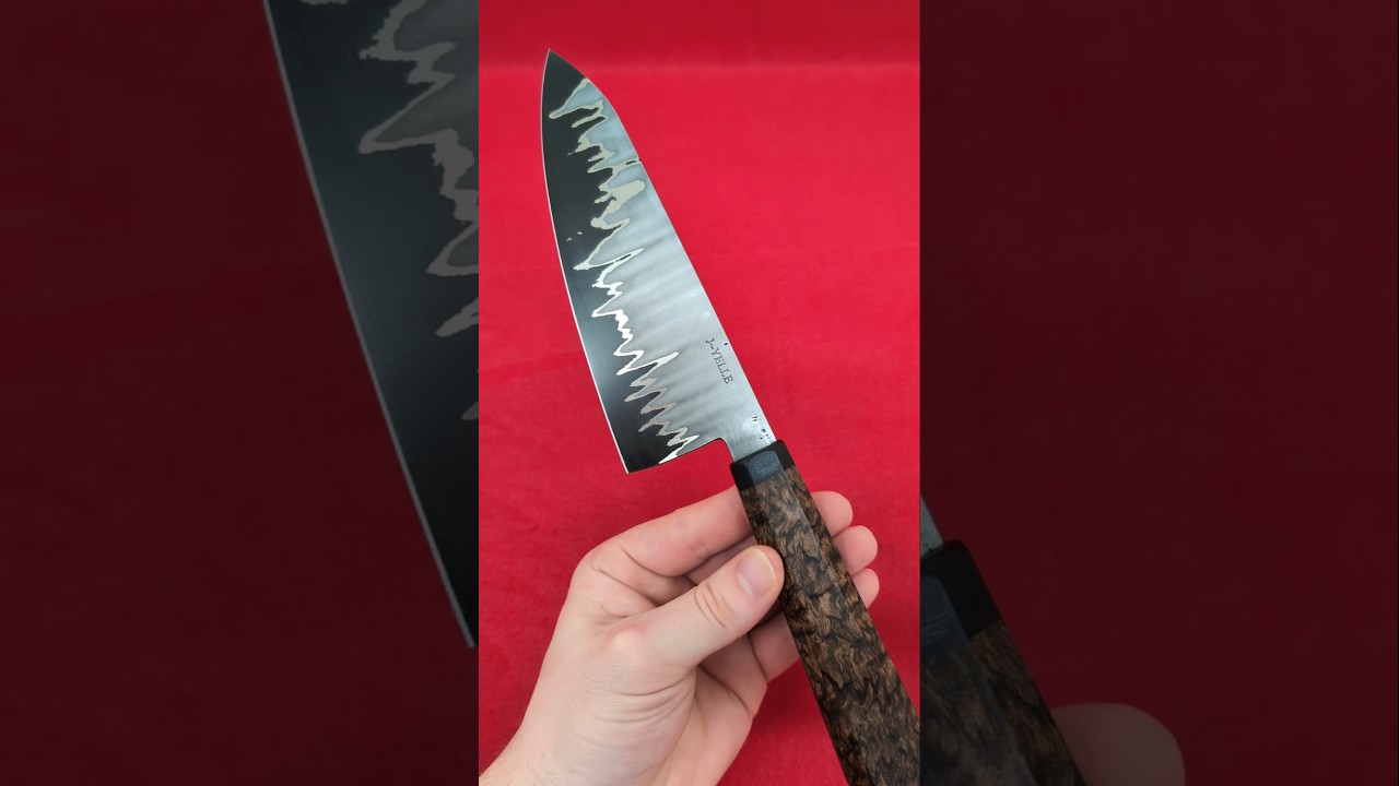 San Mai Chef's Knife (6.25") with Batik Mango by Jeremy Yelle, J.S.