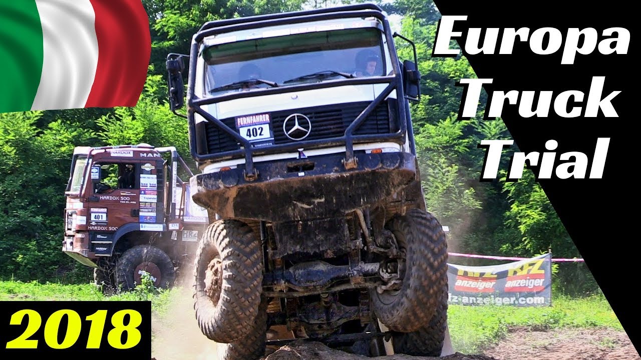 Truck Trial Oleggio 2018, Italy - European Championship/Meisterschaft- 8x8 Mercedes, 6x6 Man & More!