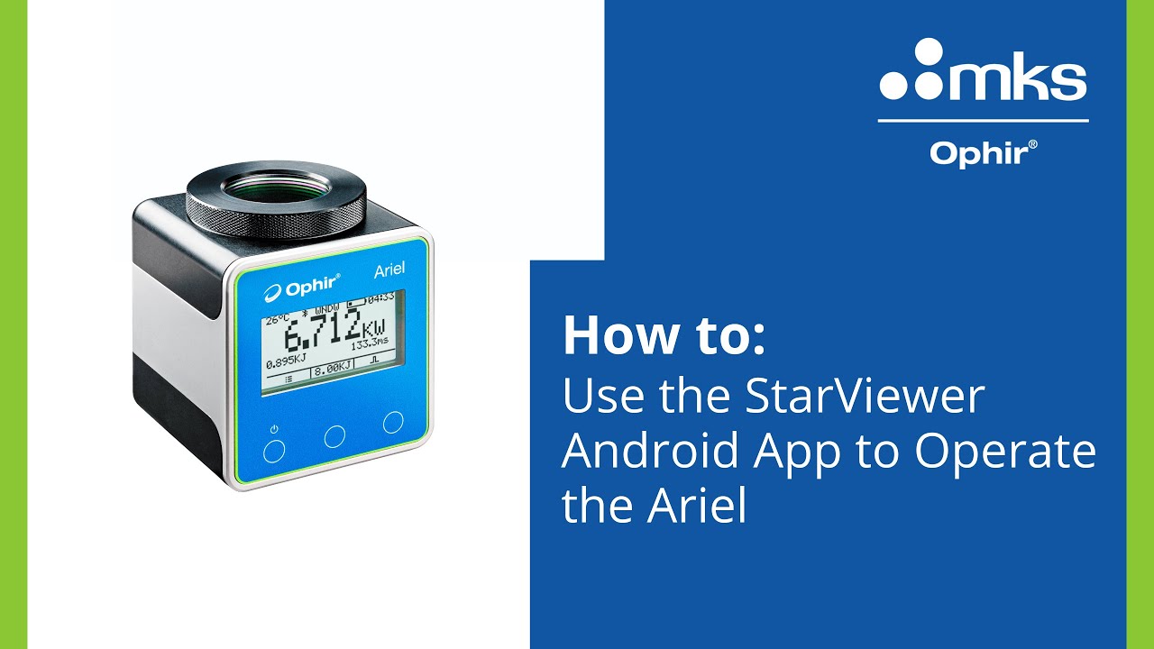 How to Use the StarViewer Android App to Operate the Ariel