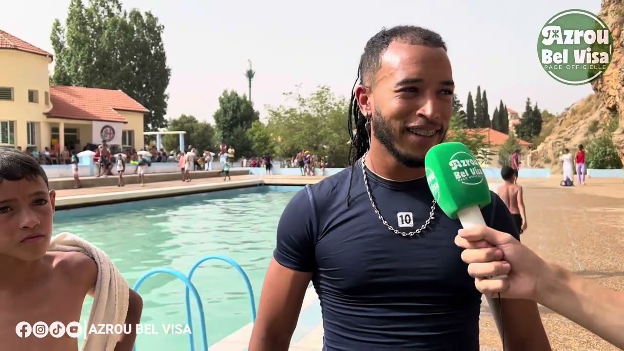 أزرو || أجواء اليوم الأول من إفتتاح المسبح