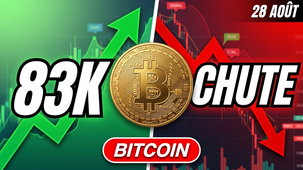 BITCOIN 83K AVANT DE RETRACER 🔥? ANALYSE CRYPTO & NEWS ✅