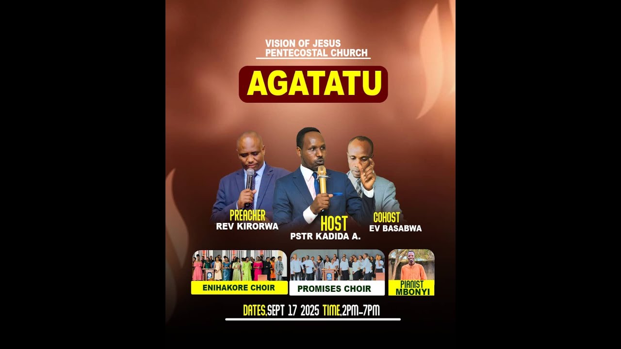 AGATATU HAMWE NA PASTOR. KADIDA, REV.KIRORWA   17/09/ 2025