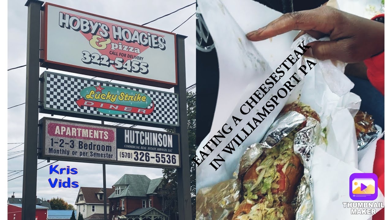 EATING A CHEESESTEAK IN WILLIAMSPORT PA