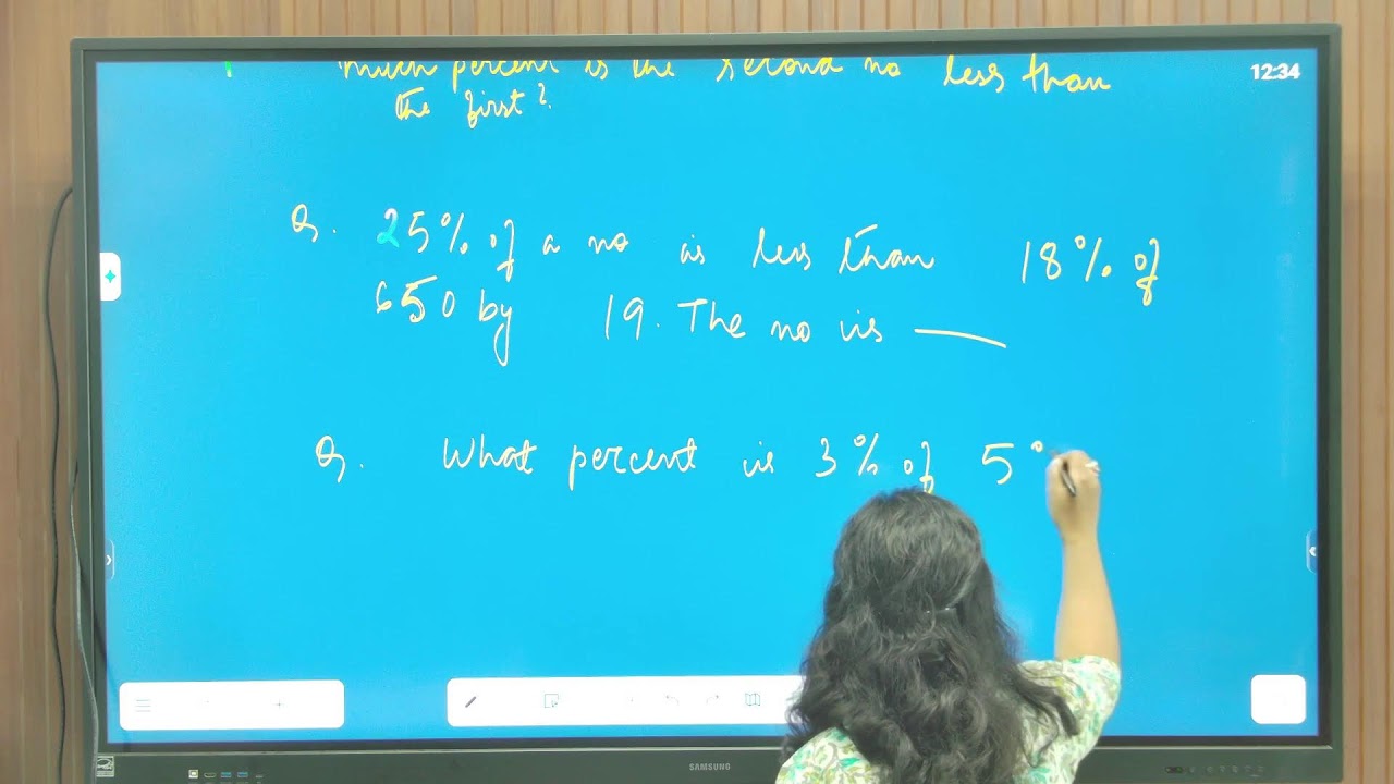 Percentage class-1 | Maths | Live Class