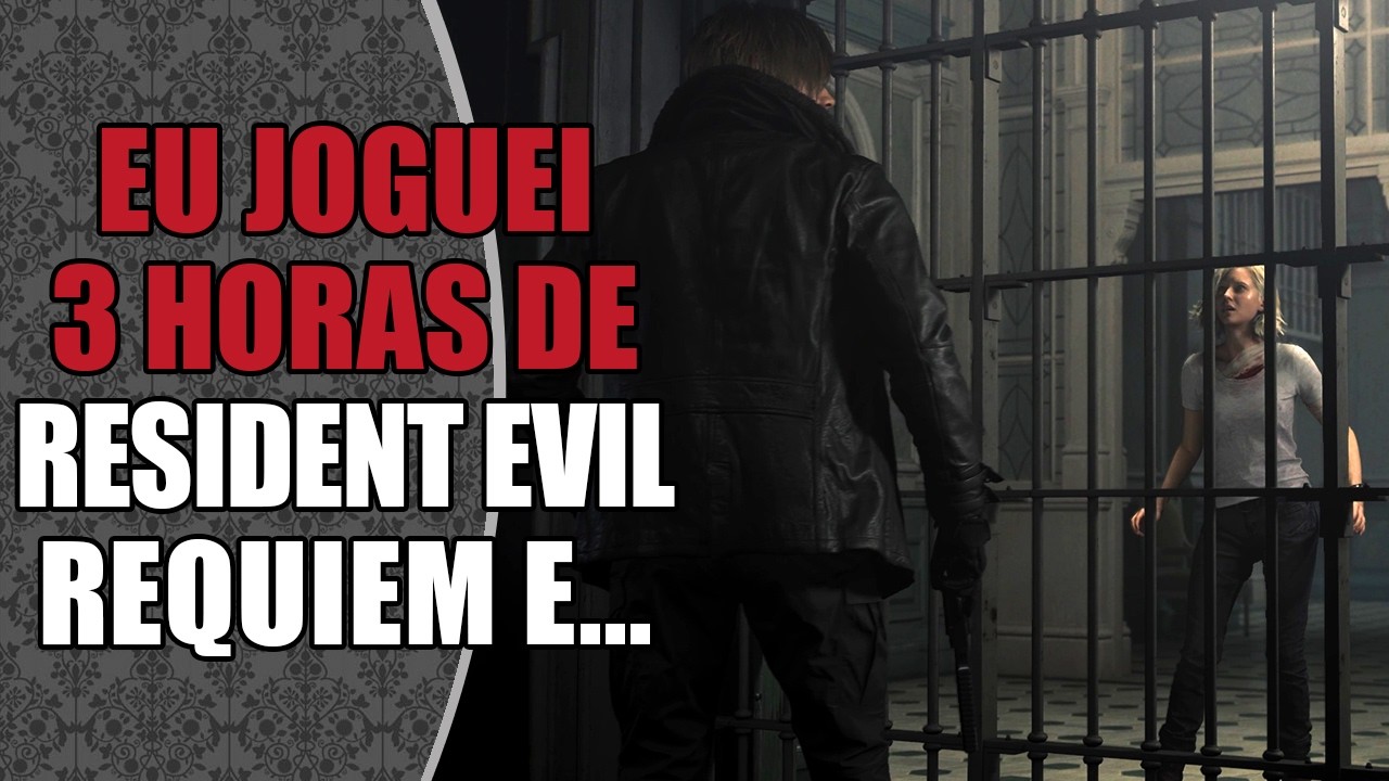 Eu joguei 3 HORAS de RESIDENT EVIL REQUIEM e, bom..... Confira o meu HANDS-ON!