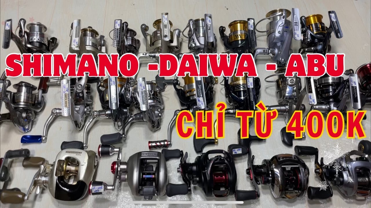 Máy Câu Nhật : Lô 24 Máy Câu Nhật Giá rẻ Chỉ Từ 400k  - Vd 1224