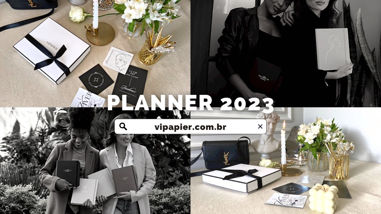 Planner 2023 @VIPAPIER | Tour pela parte interna, capas e unboxing