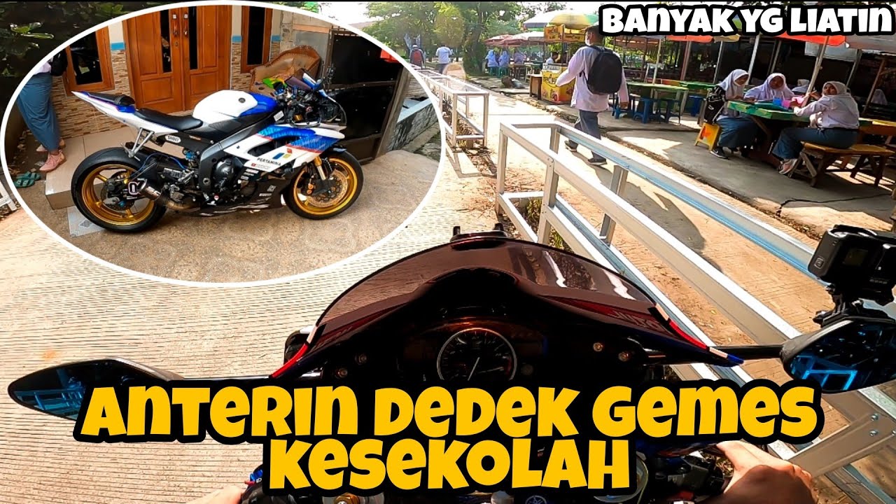 BAWA MOGE R6 KESEKOLAH AUTO JADI PUSAT PERHATIAN