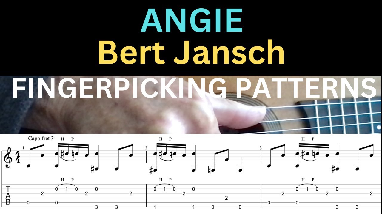 Angie - Bert Jansch - Fingerpicking Patterns