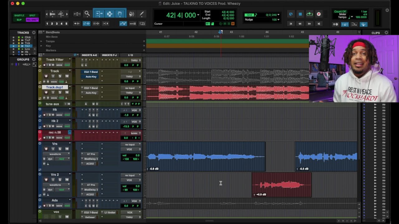 How JUICE WRLD Records and PUNCHES IN Vocals // REAL Juice WRLD Template EXPOSED