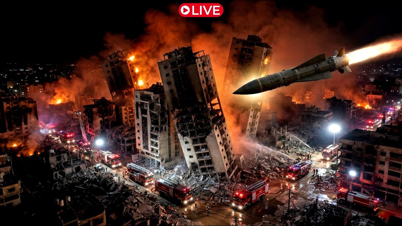 🔴 Baru Saja Terjadi Malam Ini 300 Rudal Burung Neraka Iran Bombardir AS-Israel !! Tel Aviv Mencekam